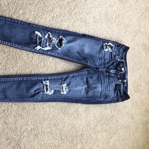 American eagle ripped jeans